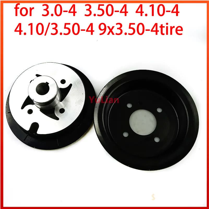 17mm/19mm wheel hub rim For 3.00/3.50/4.10-4 tire rim FOR Electric/Gas Scooter Bike mini ATV motorcycles part
