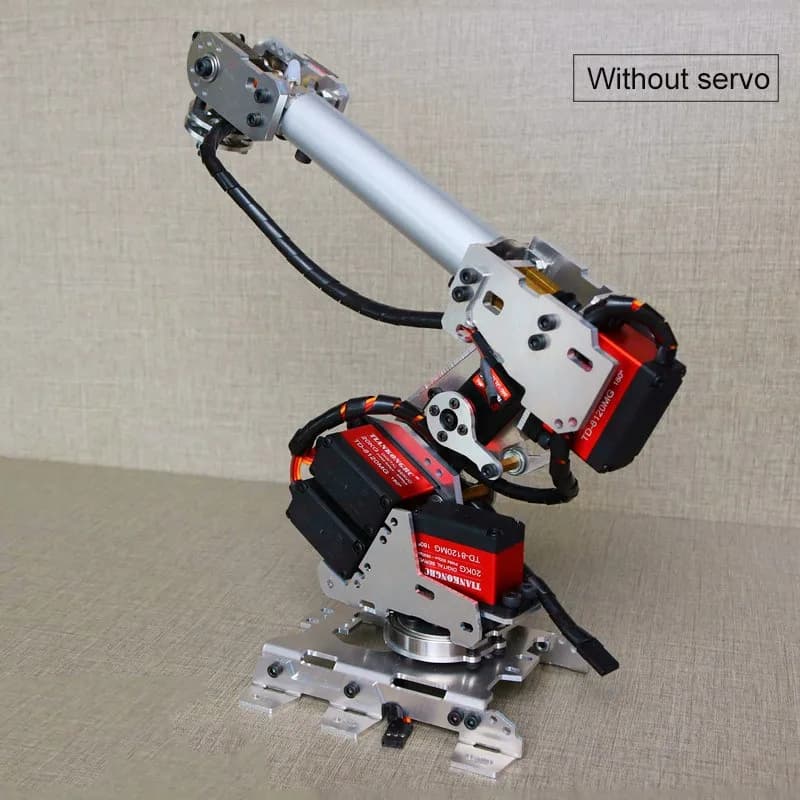 260mm 6 assi Robot Arm Frame 6 DOF braccio meccanico modello robotico industriale Kit non assemblato TD-8120MG