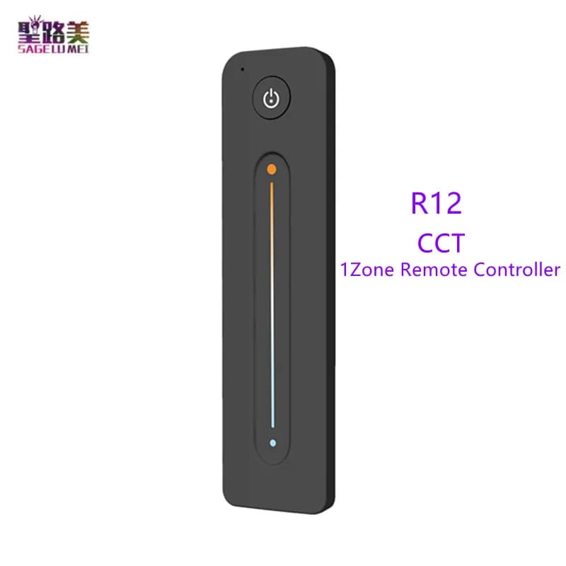 2CH LED Controller DC12-24V per 2.4 CCT LED nastro luci di striscia R12 ultrasottile Touch Slide 5050G RF Dimmer remoto V2 doppio colore