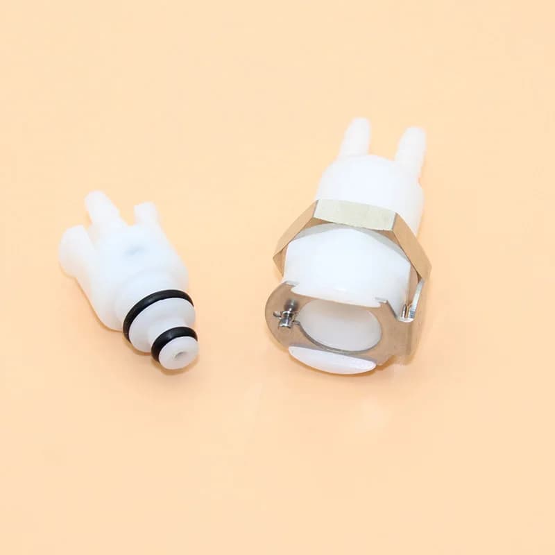 10pcs or 10set NIBP connector adapter for flexible air tube for blood pressure cuff on Datex ohjade monitor for solar eagle, double channel airway plug.