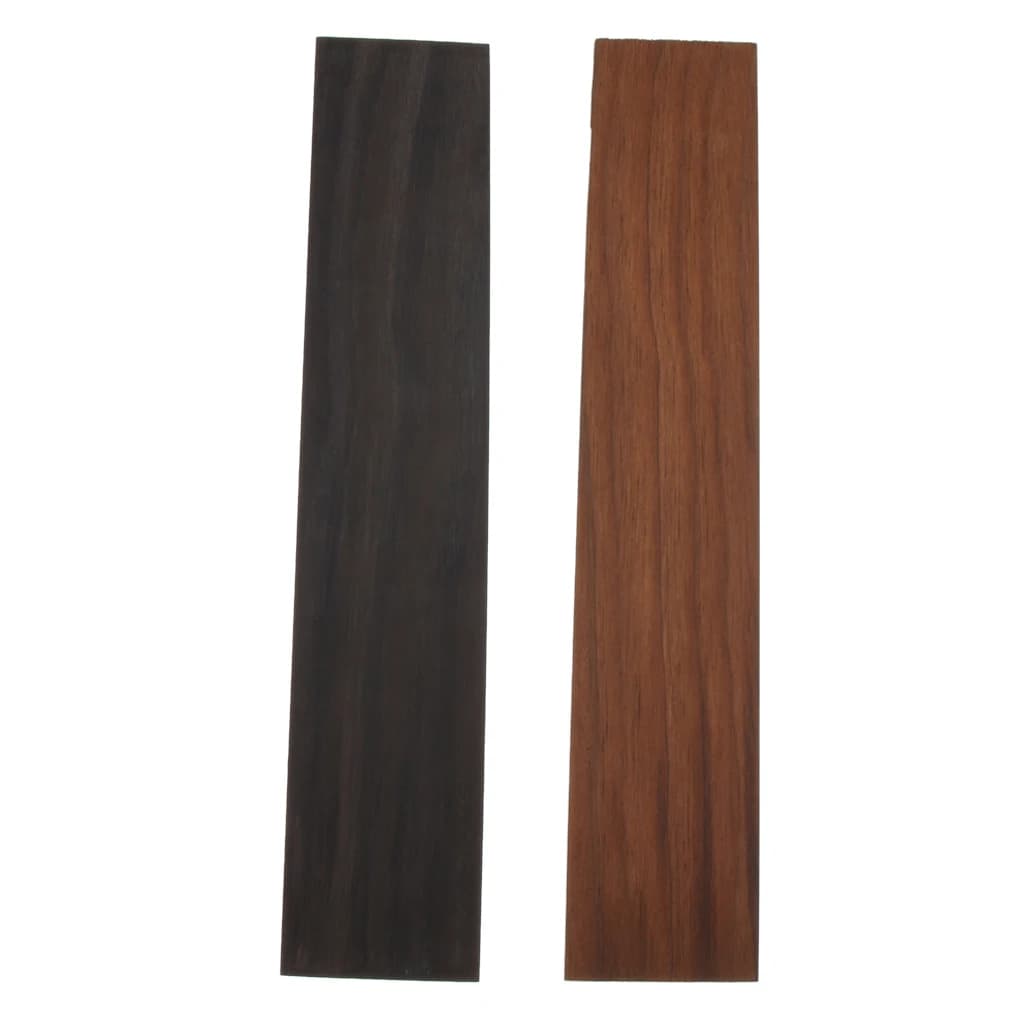 Incompiuto Blackwood Tastiera Tastiera Piastra per Ukulele 4 Corde Chitarre Parte di Ricambio
