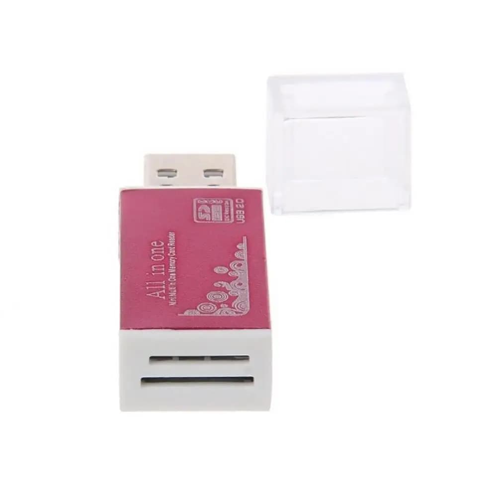 2021 lettore di schede di memoria USB 2 0 Multi in 1 ad alta velocità per SD/SDHC TF MS M2