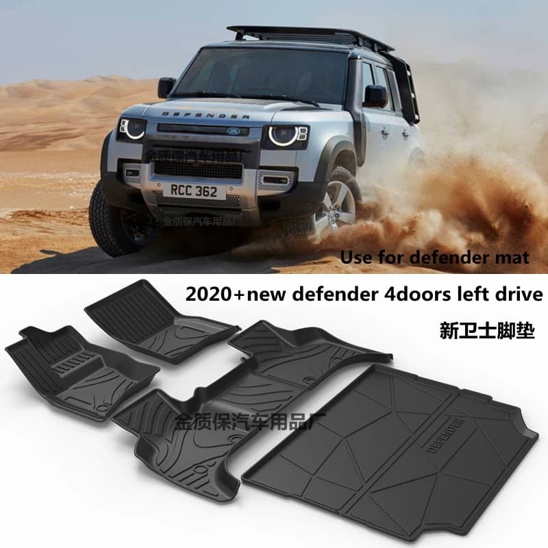 Utilizzare per Land Rover Defender custom car TPO per tutte le stagioni tappetino per auto Land Rover Defender 110 tappetino per bagagliaio impermeabile tappetino per auto