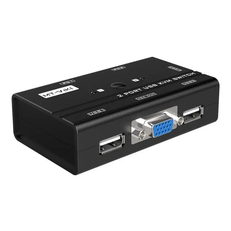 ST-JY Switch KVM 2 ports USB HD VGA for computer printer Mouse Monitor 2-output sharing device HUB Adapter Switcher