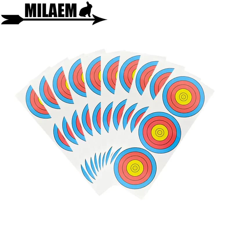 10pcs 63*22 centimetri Tiro Con L'arco Bersaglio di Carta Tripla Carta di Destinazione Tiro Formazione Praticare Accessorio
