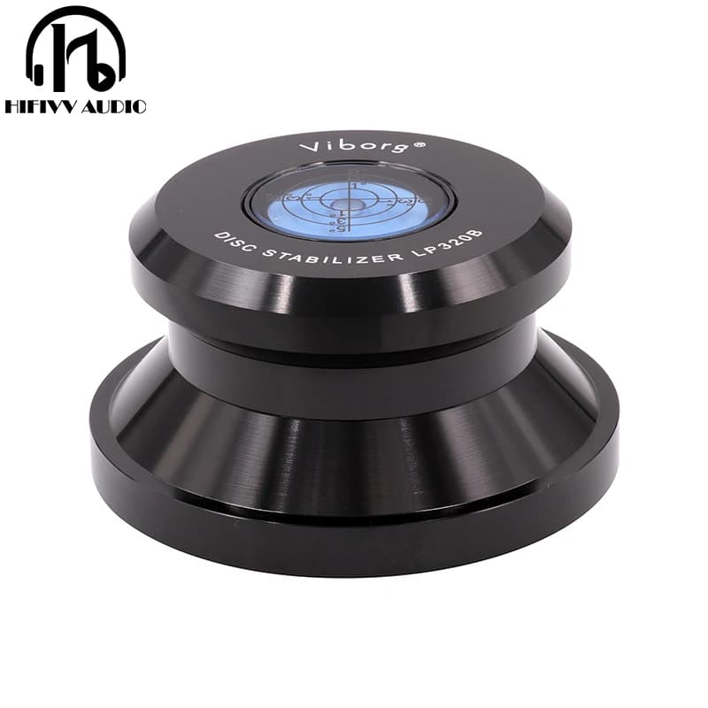 Stabilizzatore di peso per dischi Hi END Stabilizzatore per dischi LP Giradischi Morsetto in vinile Vibrazione in vinile di grado audiophile HiFi Premium