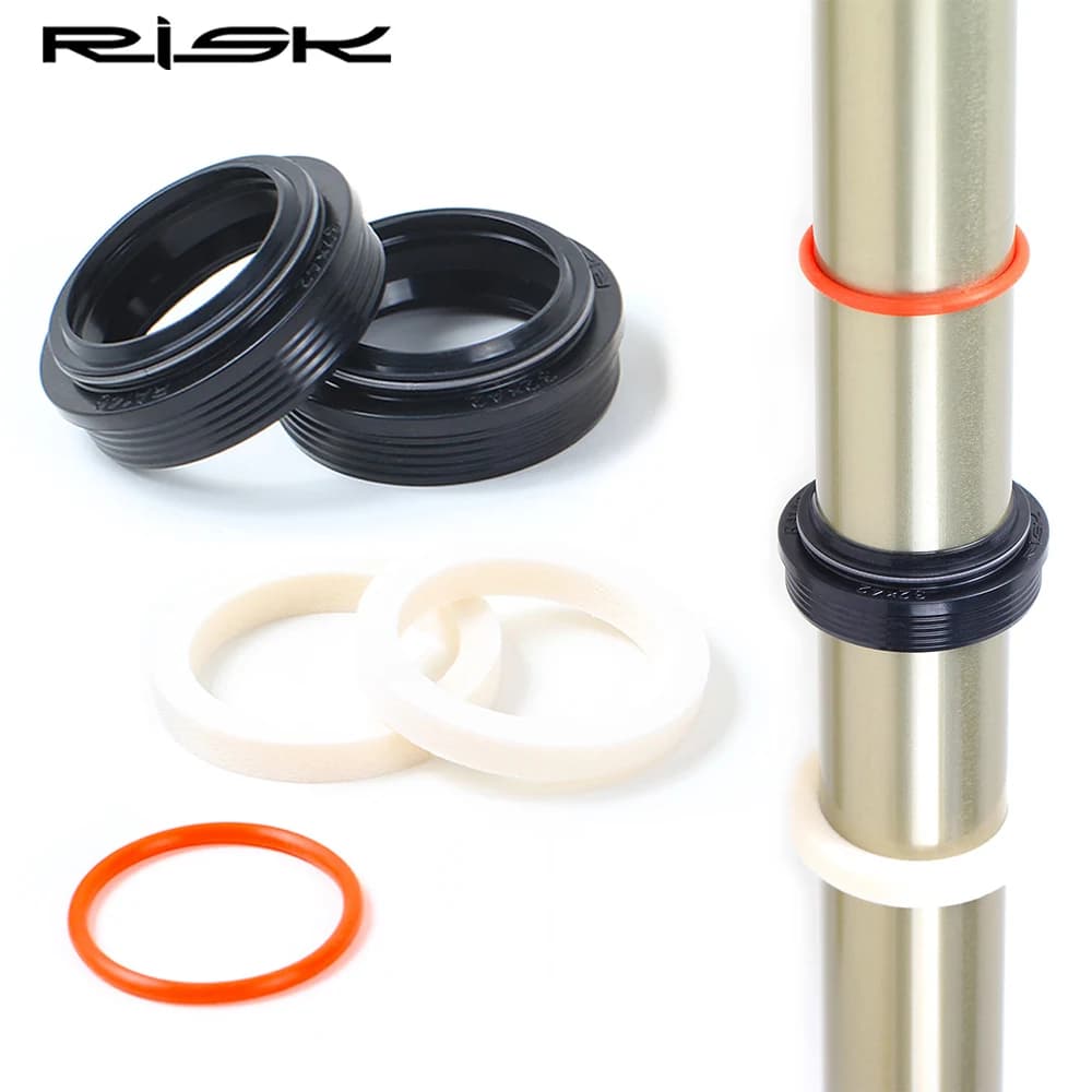 Mountain Bike forcella anteriore parapolvere parti di riparazione set 32mm MTB paraolio bici/cerchio di sospensione/spugna olio/strumento di riparazione per Raidon/XCR