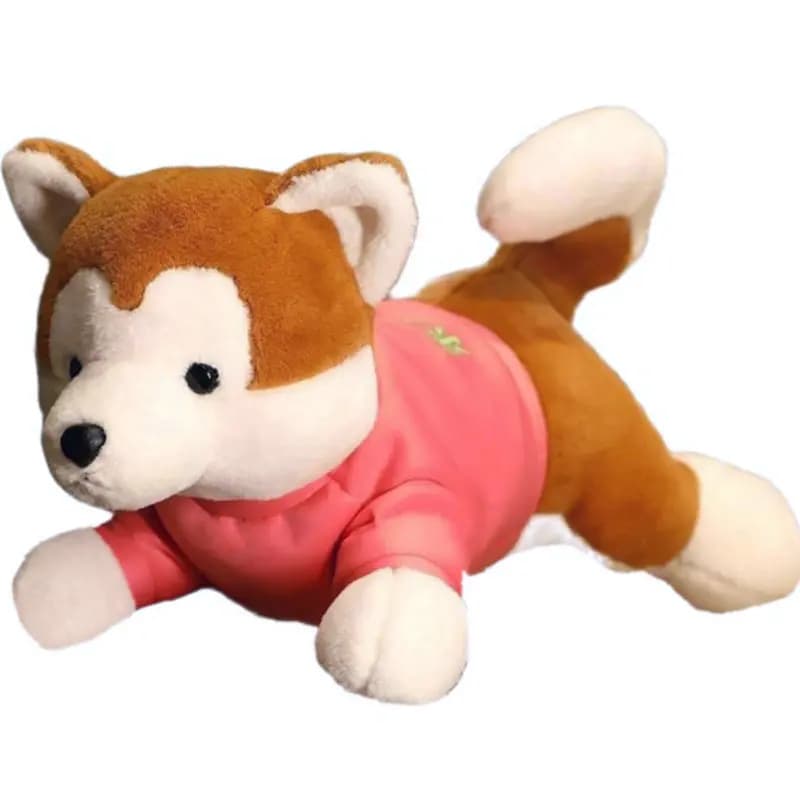 Soft Japan Akita Dog Plush Toys Stuffed Animals Lifelike Shiba inu Dog Pillow Cushion Dolls Gift For Kids Baby Plushies Cuddly