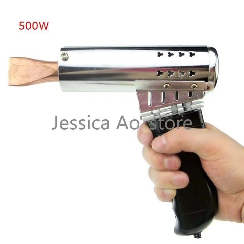 100W 150W 200W 300W 500W Pistola per saldatura ad alta potenza Riscaldamento esterno Ferro da stiro elettrico con manico in legno ad alta frequenza