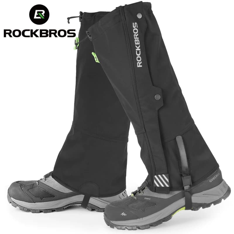 ROCKBROS ghette per leggings impermeabili da esterno escursionismo sci Trekking Desert coprigambe stivali copriscarpe protezione gambe