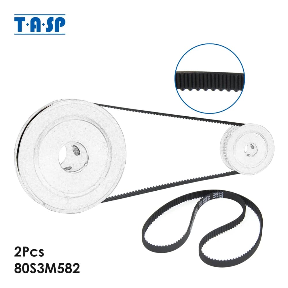 Nastro per macchina per il pane 2 pezzi 80S3M582 Conporti per macchina per il pane per Moulinex SS- 188290 OW310 OW350 Pezzi di ricambio per elettrodomestici