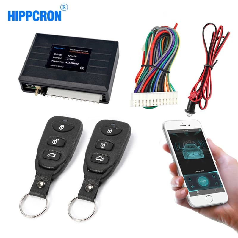 Sistemi di allarme per auto universali Kit centrale remoto automatico Serratura per porta APP senza chiave con sistema di accesso remoto Contr Chiusura centralizzata