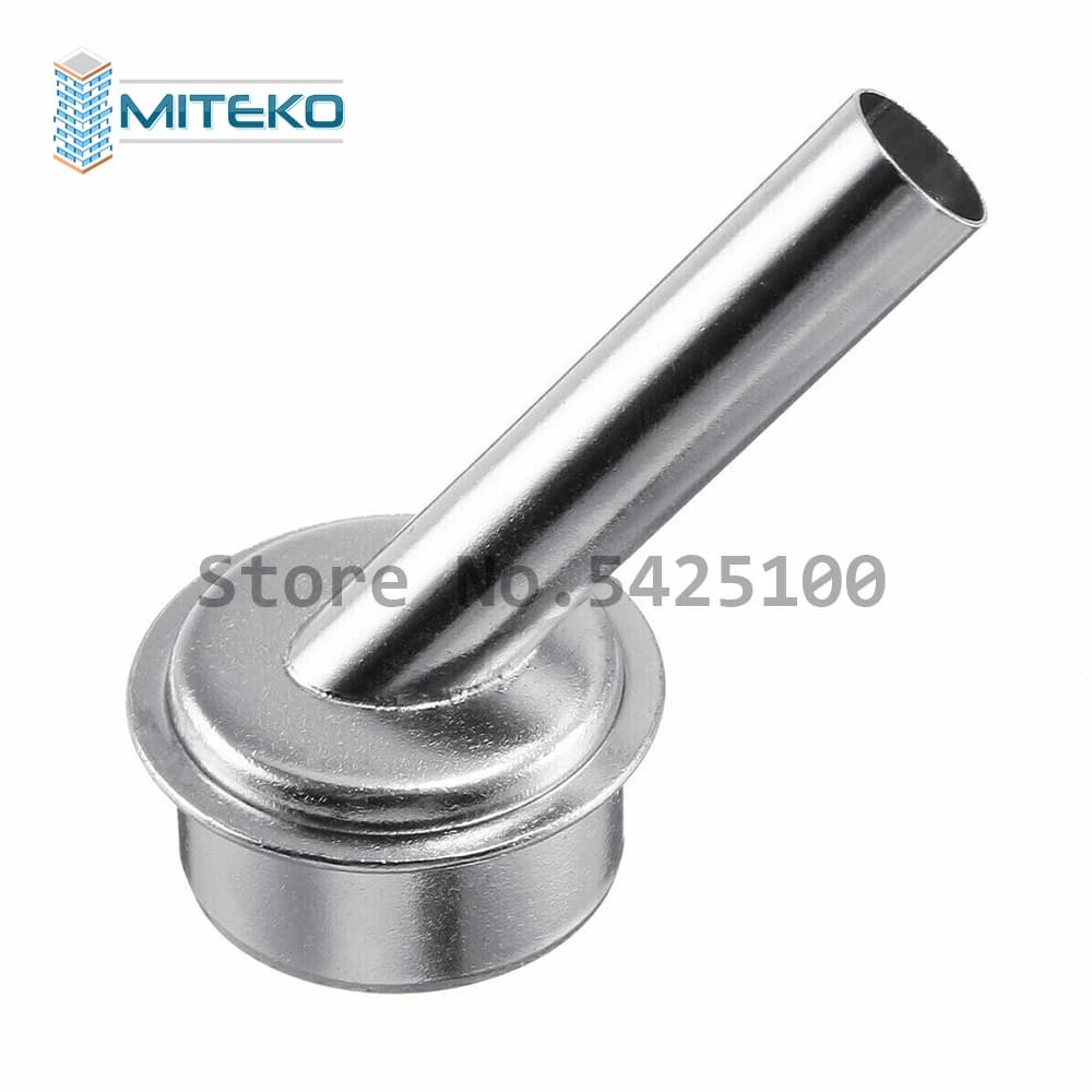 Ugelli per pistola ad aria calda per stazione di saldatura QUICK 861DW, ugello di calore curvo da 45 gradi, 6 mm, 7 mm, 9 mm