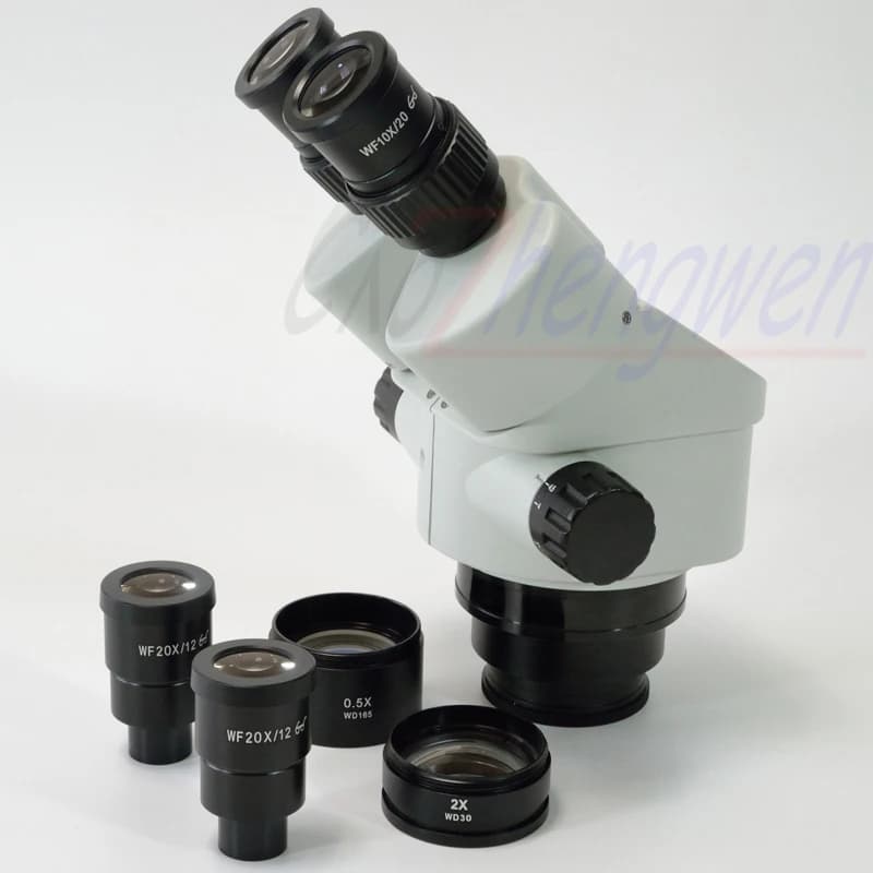 FYSCOPE 7x-45x 3.5x-90x 3.5X-180X Microscopio binoculare con zoom stereo Microscopio per riparazione smartphone