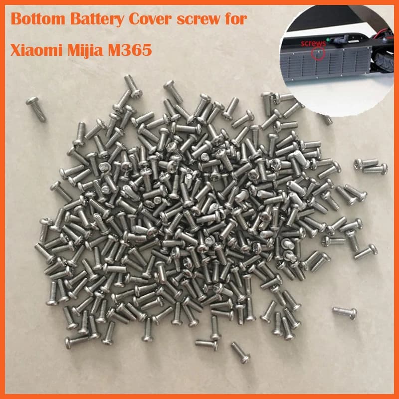 17PCS viti coperchio batteria inferiore viti in metallo in acciaio inossidabile per Xiaomi Mijia M365 accessori per parti riparate Scooter elettrico