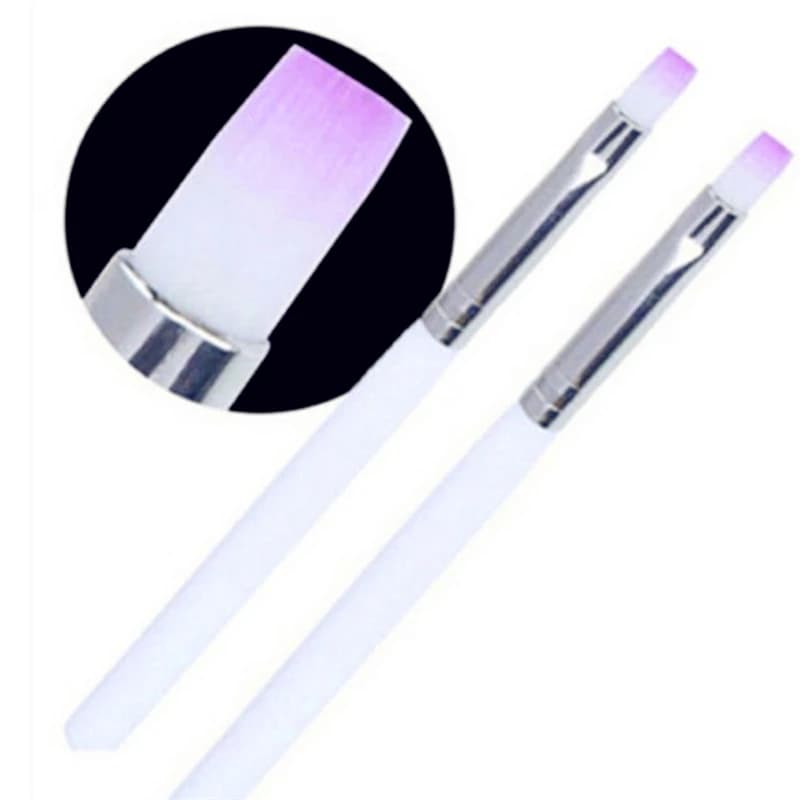 Pennelli per unghie singoli Asta bianca Penna per fototerapia Pennello per unghie Lunga durata Durevole Bellezza Nail Art Strumento per trucco Donna Vendita calda T0421