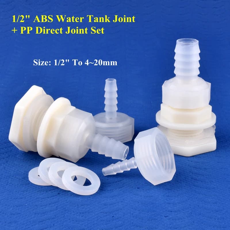 1 ~ 50Set da 1/2 "a 4 ~ 20mm connettore del serbatoio dell'acqua diretto serbatoio dell'acquario pompa del tubo flessibile irrigazione irrigazione giunti della piscina dell'acqua del giardino