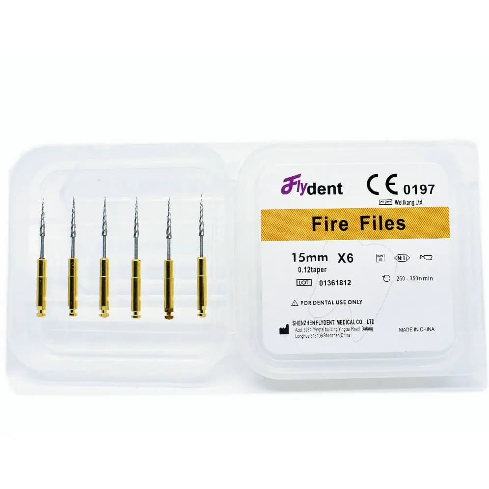 Strumento Dentale per Sbiancamento Denti, Lime Rotanti Endodontiche Endo Flare per Pulizia del Canale Radicolare Aperto, Uso Odontoiatrico
