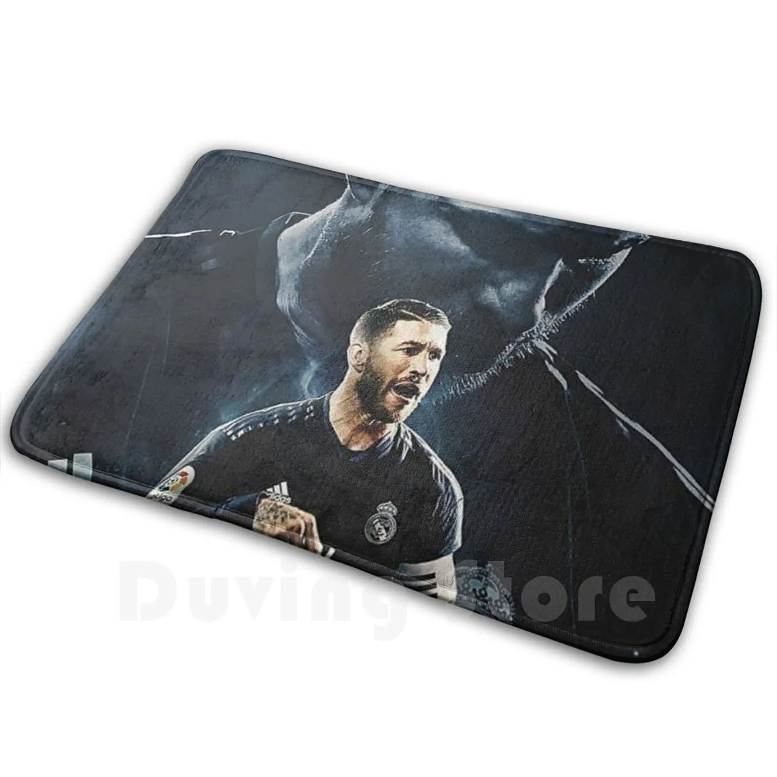 Ramos Wallpaper Tappeto Tappetino Tappeto Cuscino Morbido antiscivolo Sergio Ramos Sergioramos Calcio Calcio Sport Stelle Palla