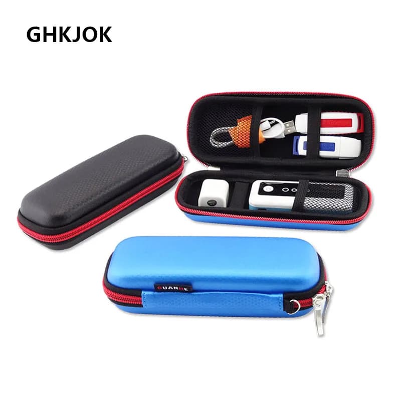 Chiavette USB originali che trasportano custodia per Organizer custodia per la protezione della banca di alimentazione borsa per la protezione della banca USB chiave per banca di alimentazione auricolare