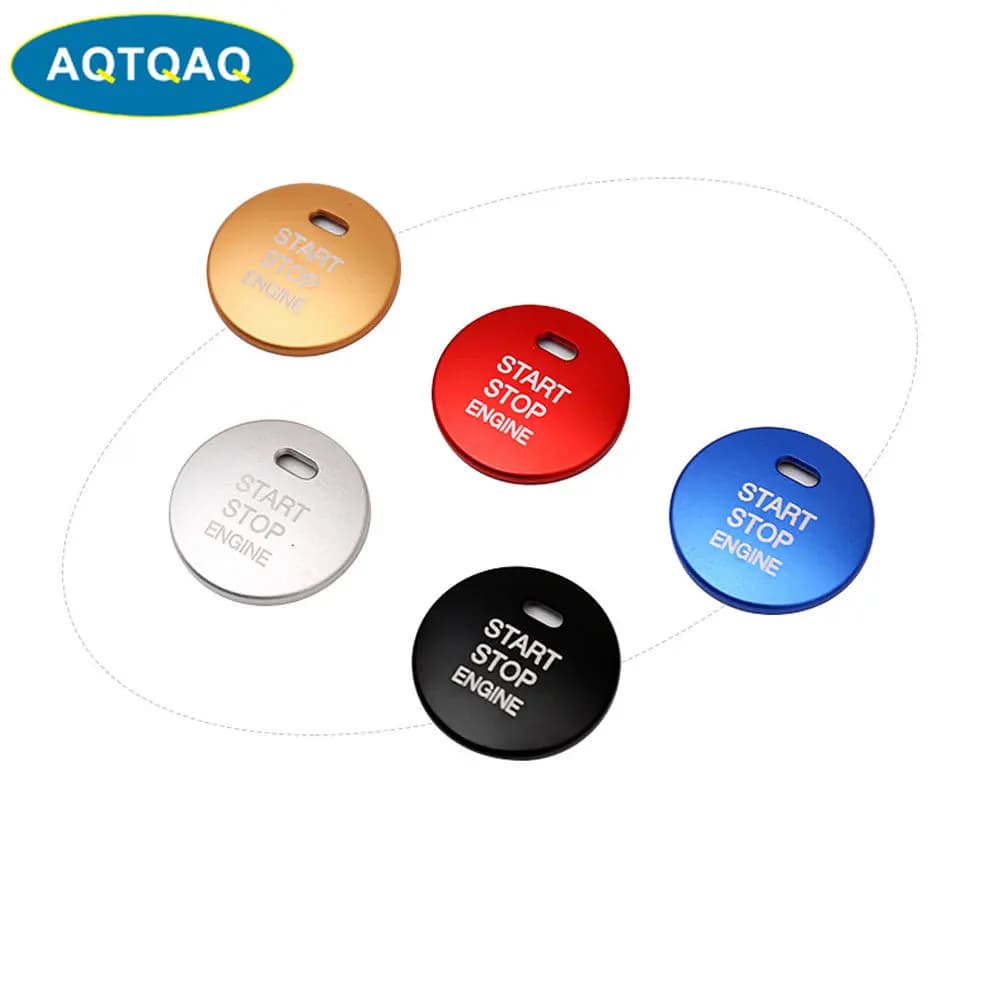 Auto Motore Push Start Pulsante di Arresto Tappo di Copertura Trim Per Mazda 2 3 6 CX-3 CX-4 CX-5 CX-9 MX-5 Interruttore di Avviamento di Accensione pulsante manopola St
