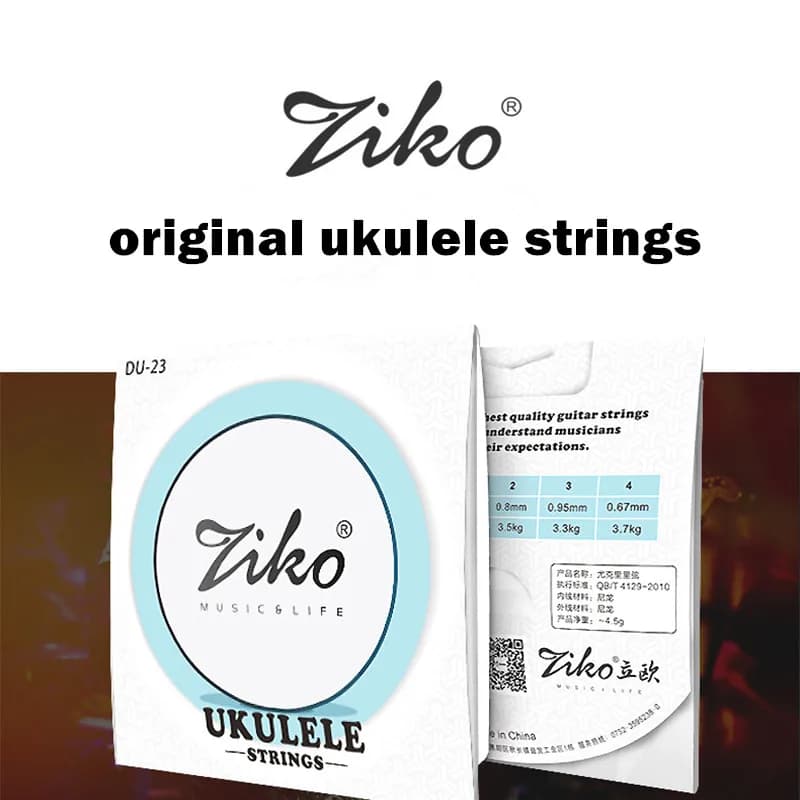 ZIKO Corde per Ukulele Soprano Concetto Tenore Uso Generale Corde per Ukulele in Nylon Ukulele Corde G BASSO Strumenti Musicali