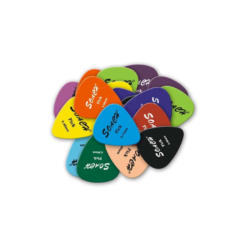 SOACH marca 10 pz/lotto 0.71mm plettri per chitarra acustica parti del modello accessori per chitarra e parti per Ukulele pick plettro per musica