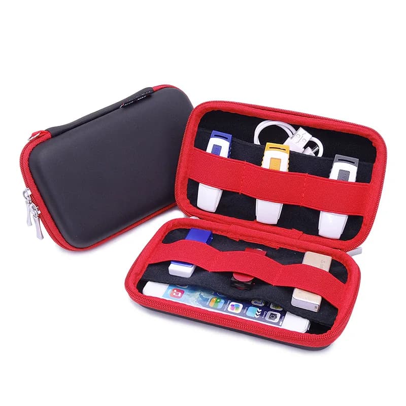 GUANHE 2.5 pollici Elettronica Cavo Dell'organizzatore Del Sacchetto USB Scheda di Memoria Flash Drive Caso HDD CUSTODIA Da Viaggio Drive Protector Borse & Borse custodie