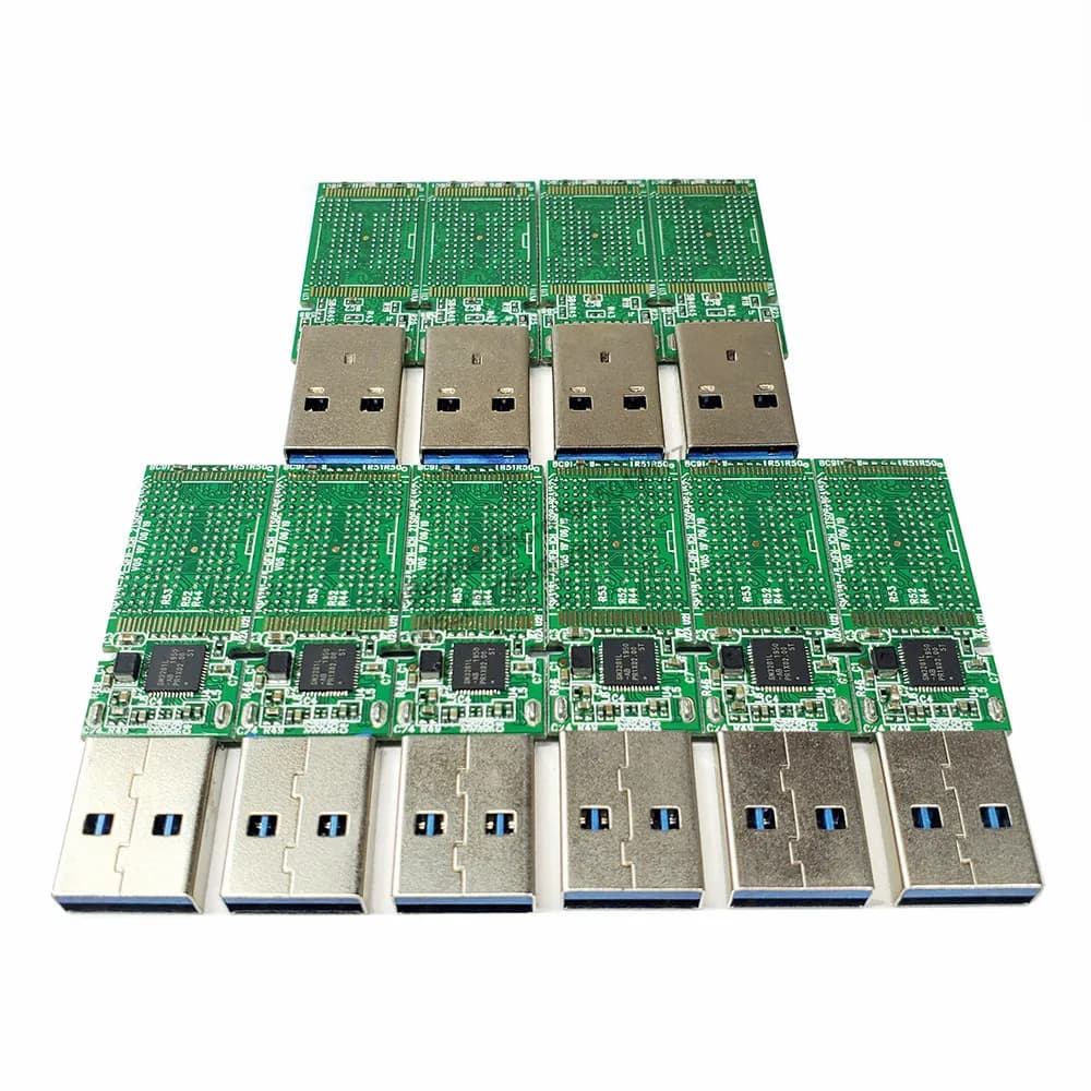 PCBA Per NAND Flash USB3.0 Doppio Saldabile BGA132 BGA152 Chip U Disco PCB Controller Nuovo FAI DA TE SM3281AB U Disco Scheda di Controllo Principale