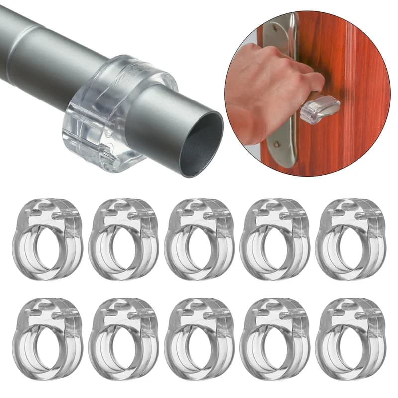 5 pezzi nuova maniglia per porta tappo maniglia di sicurezza per bambini buffer guardia paraurti silenziatore in silicone crash pad per protezione mobili da parete
