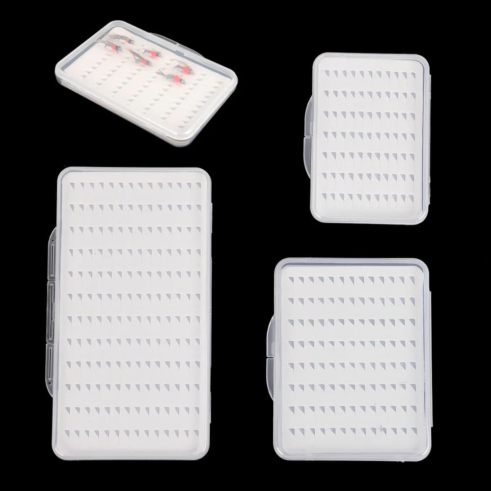 Waterproof Fly Fishing Flying Exhaust Flying Mushroom Storage Box Transparent Ultra-thin Fly Hook Box Fishing Equipment