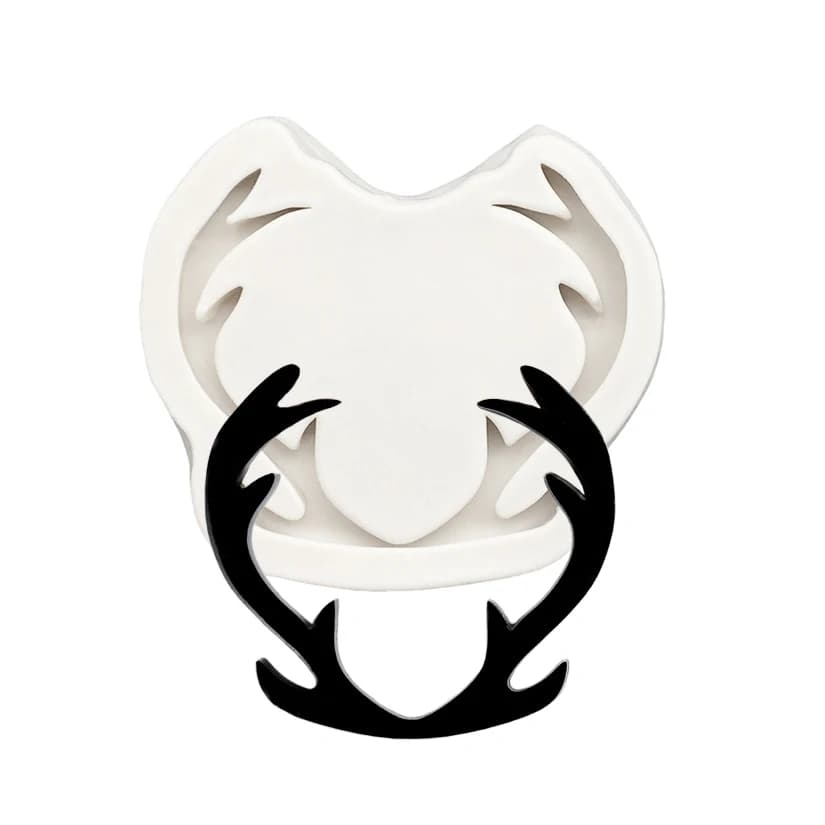 Christmas Reindeer Horn Silicone Mold Resin Tools Sugarcraft Cupcake Baking Mold Fondant Cake Decorating Tools