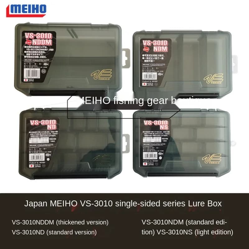 100% original Japan MEIHO VS-3010 bait box soft bait box for fishing gear boxes for artificial bait plastic case
