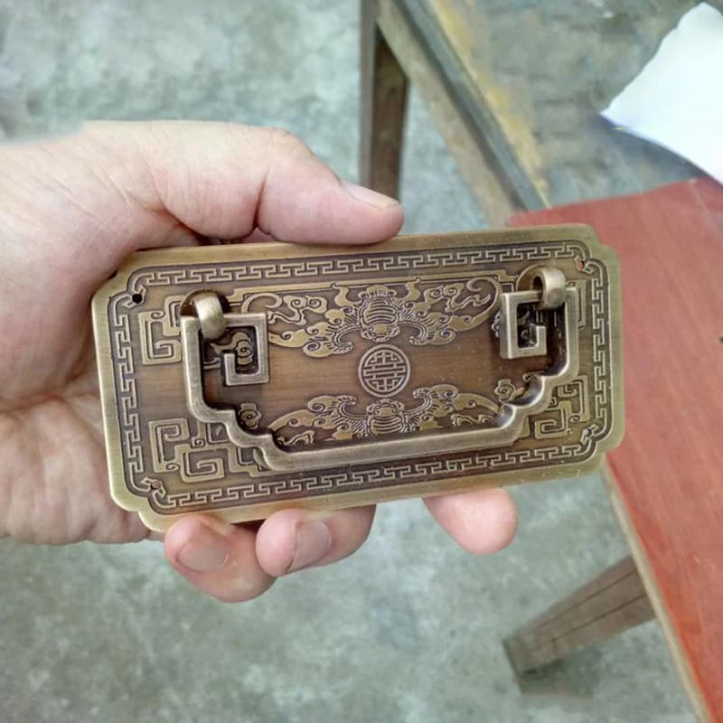 Maniglia per porta in ottone, pomello per mobili, armadio, scarpiera, armadio, cono, hardware