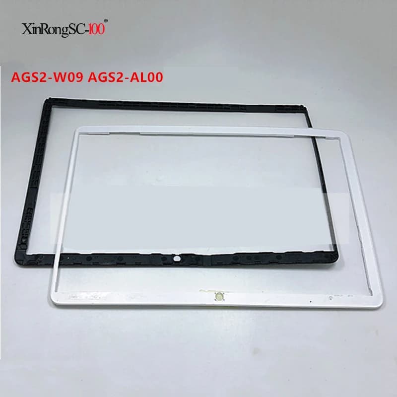 Per Huawei MediaPad T5 10 AGS2-W09 AGS2-AL00 tablet Alloggiamento telaio centrale Lunetta Alloggiamento telaio centrale + schermo netto di protezione dell'altoparlante