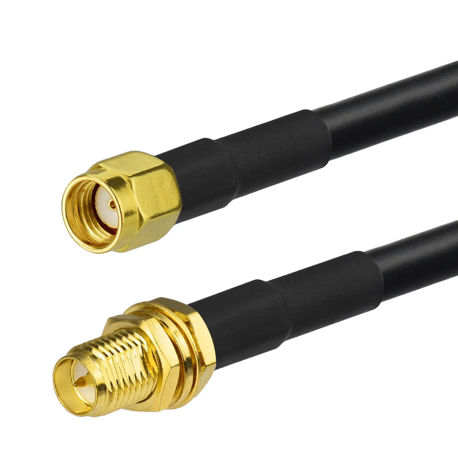 Eightwood RP-SMA Femmina a RP-SMA Maschio Adattatore RF Pigtail LMR195 3m per Antenna WiFi Hotspot Booster Router Ripetitore Amplificatore