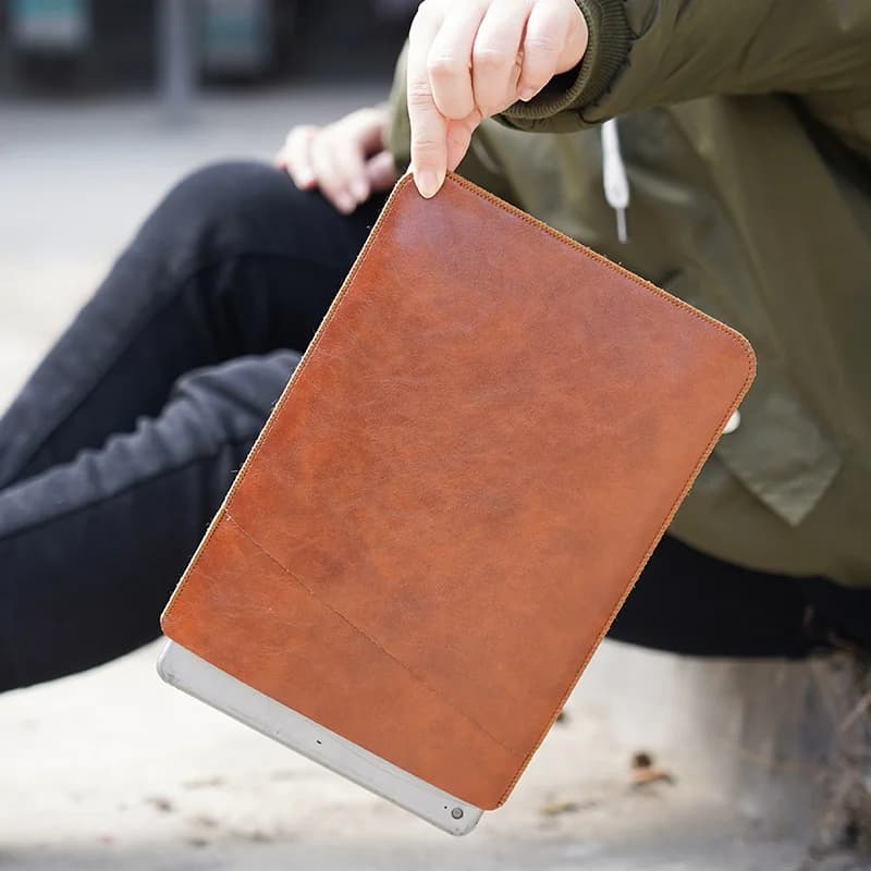Custodia protettiva per tablet in pelle PU Borsa per laptop Custodia per e-book Custodia leggera per iPad Pro Air da 9,7 10,5 10,2 11 12,9 pollici