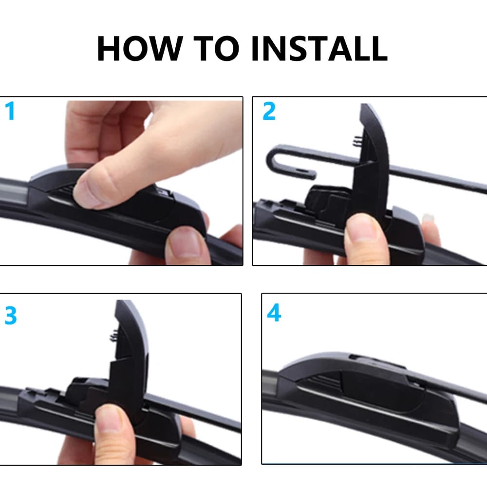 Car Wiper Blades for Honda CR-V 2017 2018 2019 CRV RW1~RW6 Front Window Windscreen Windshield Wipers Brushes Car Accessories