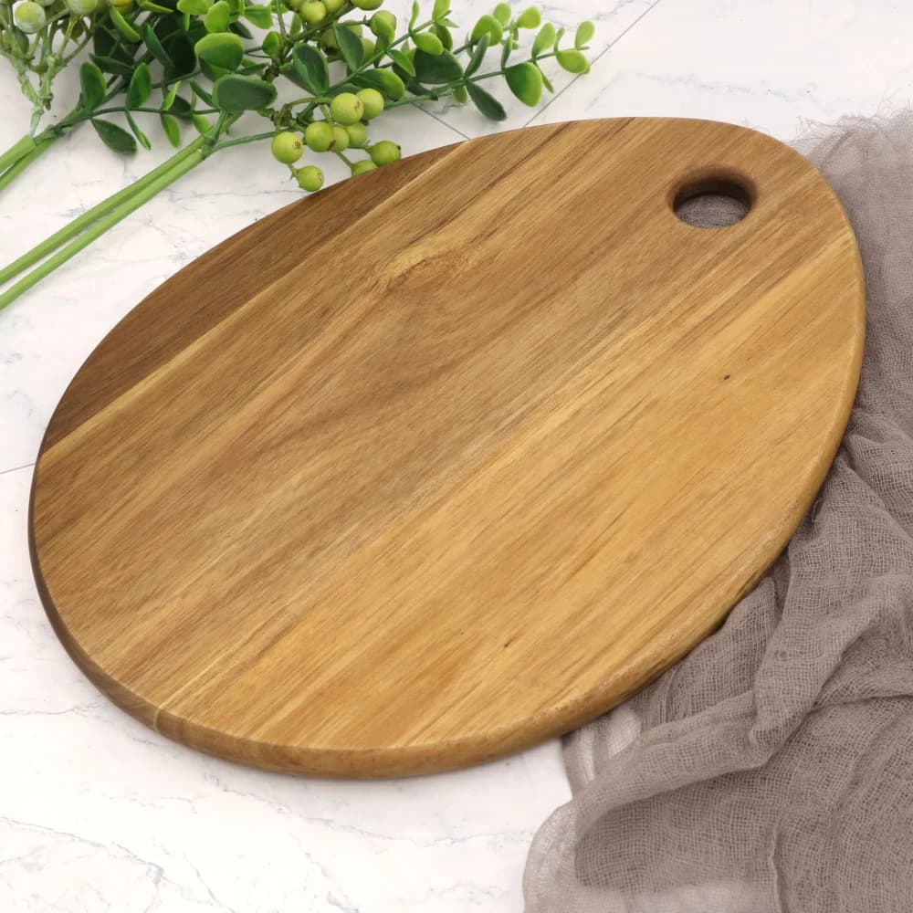 Jaswehome taglieri in legno di Acacia taglieri da cucina in legno massello utensili da cucina in legno a forma di goccia