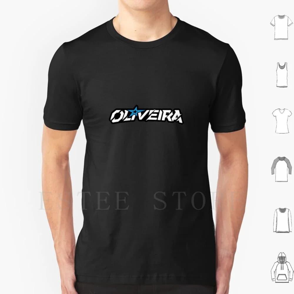 Oliveira T Shirt Print Cotton Moto Racing Team Ride Riders Bike Helmet Podium Winner Classification circuit Grand