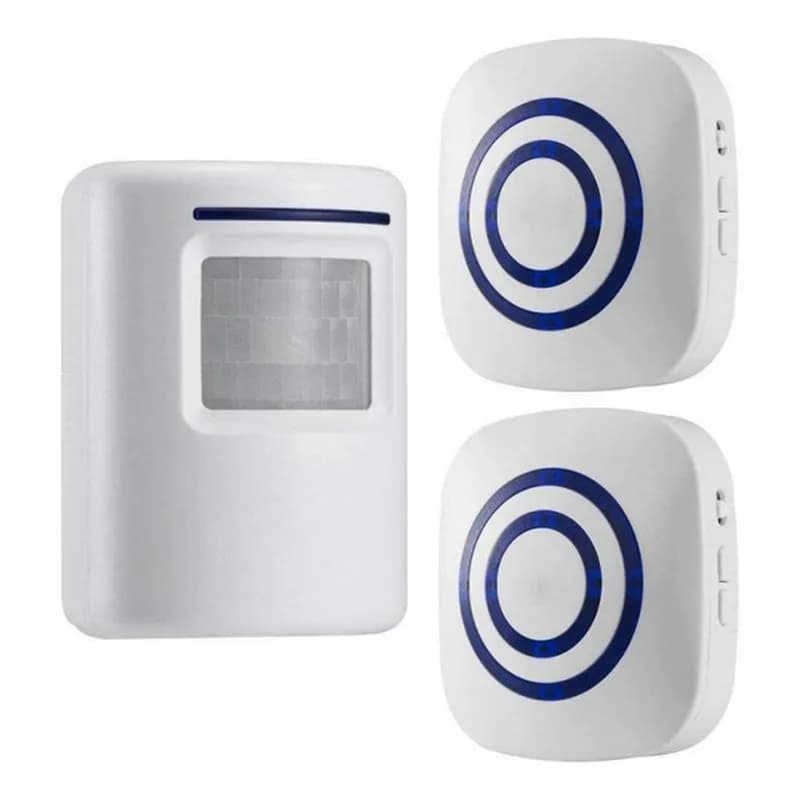Allarme sensore di movimento Avviso wireless per vialetto Sistema di sicurezza domestica Sensore e ricevitore per campanello intelligente a induzione del corpo umano