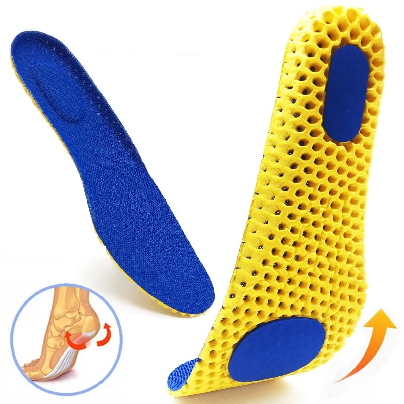 Solette in memory foam per scarpe Suola in rete Deodorante Cuscino traspirante Solette da corsa per piedi Uomo Donna Solette ortopediche