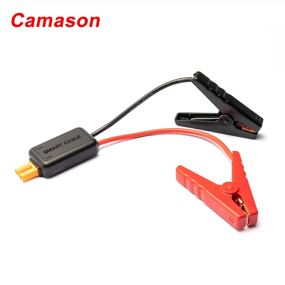 Clip intelligenti camason per cavi Booster di avviamento per salto Auto accessori per morsetti batteria per Auto di emergenza automatica Clip per filo rosso-nero