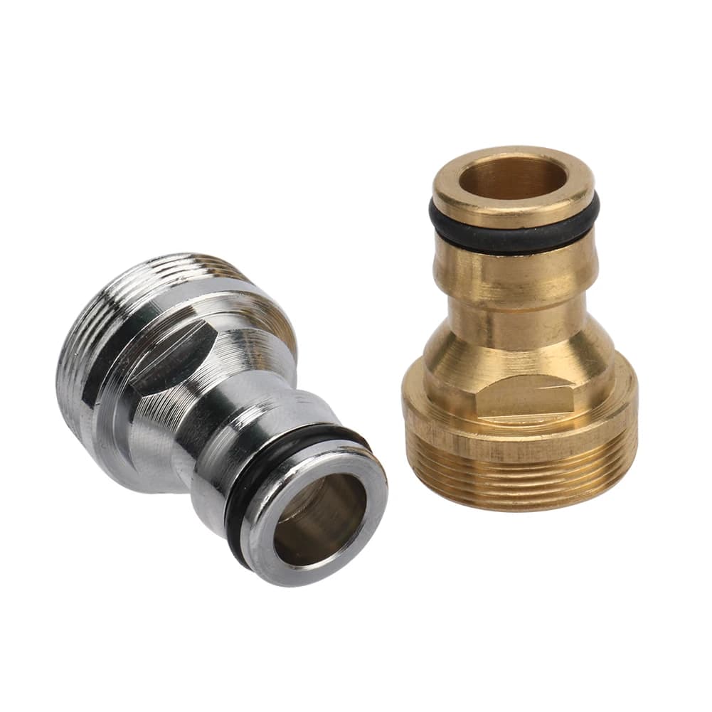 Garden irrigation adapter with quick brass threaded connection from M22 to M24 copper pipe for drip irrigation quick connection 1 pc