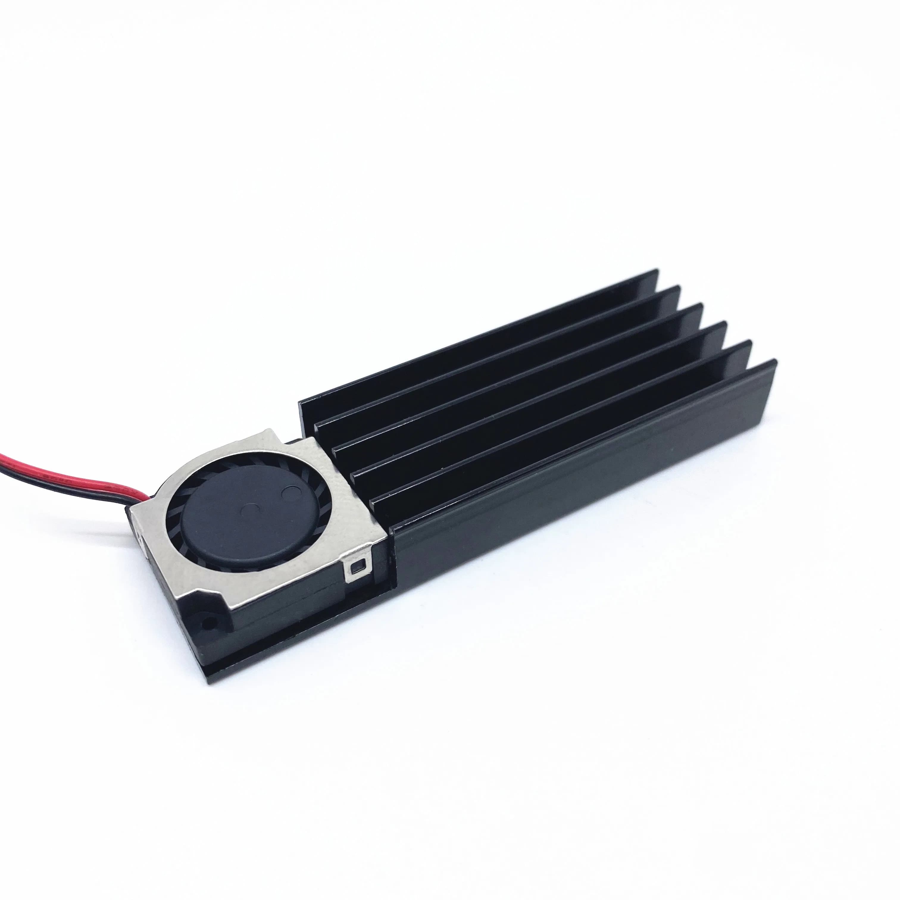Dissipatore di calore per disco rigido SSD M.2 con cuscinetto termico per ventola 70x22x10MM disco rigido per laptop SSD pinna in alluminio Nvme 512