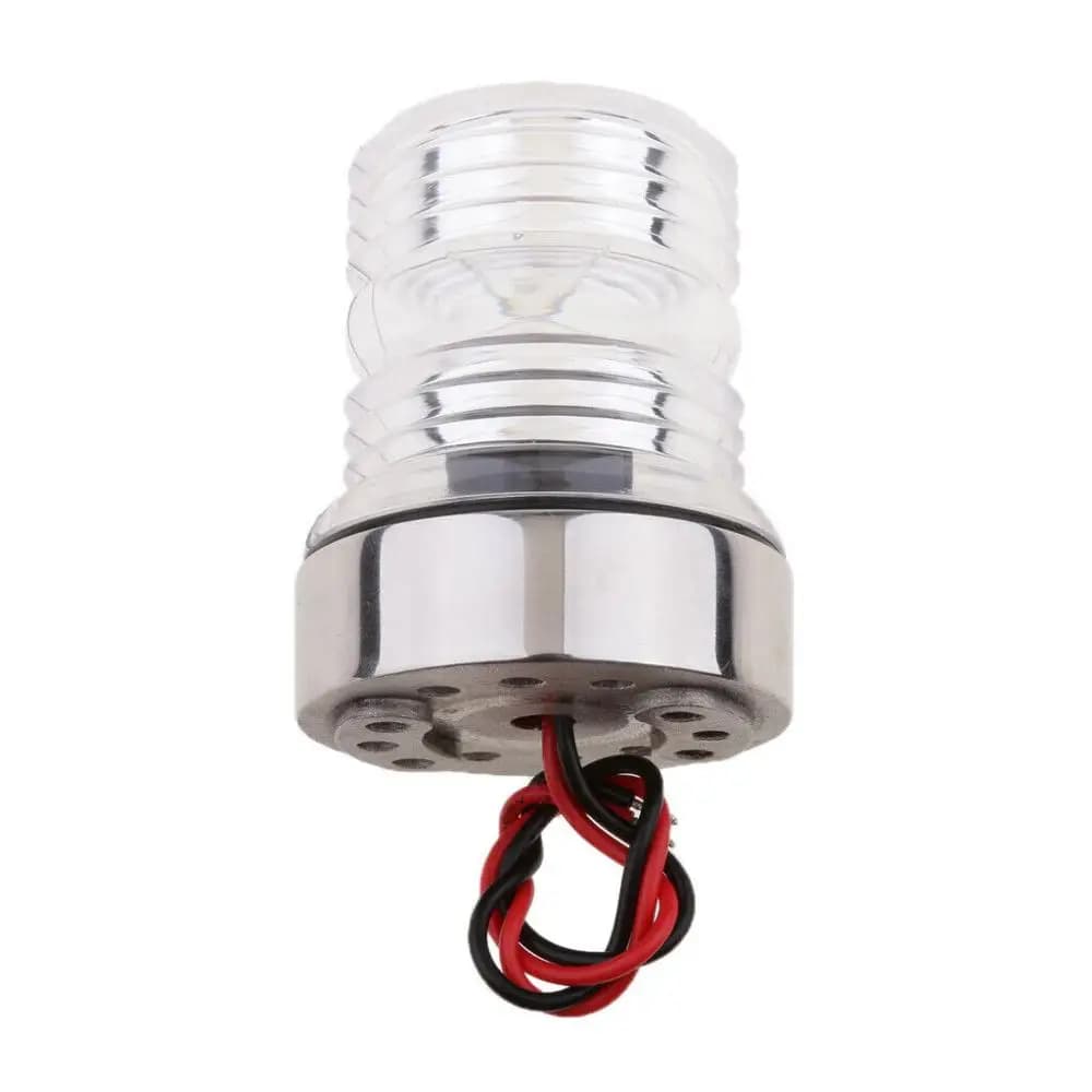 Barca LED/Luce in tungsteno tutta rotonda 360 gradi 12V Navigazione 53mm Lampada bianca con ancoraggio impermeabile