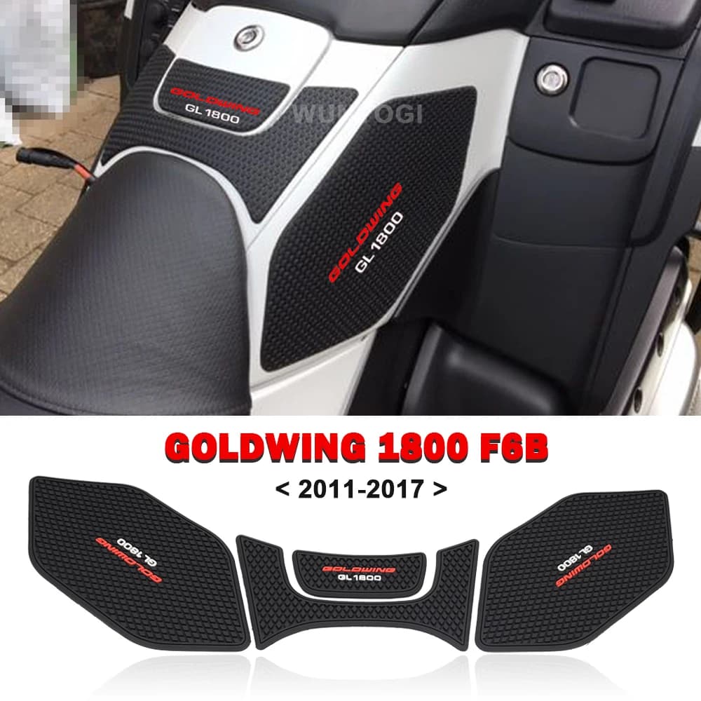 Cuscinetto serbatoio carburante per HONDA GOLDWING 1800 GL1800 F6B 2011-2017 adesivo serbatoio antiscivolo protezione ginocchiere adesivi Pad trazione