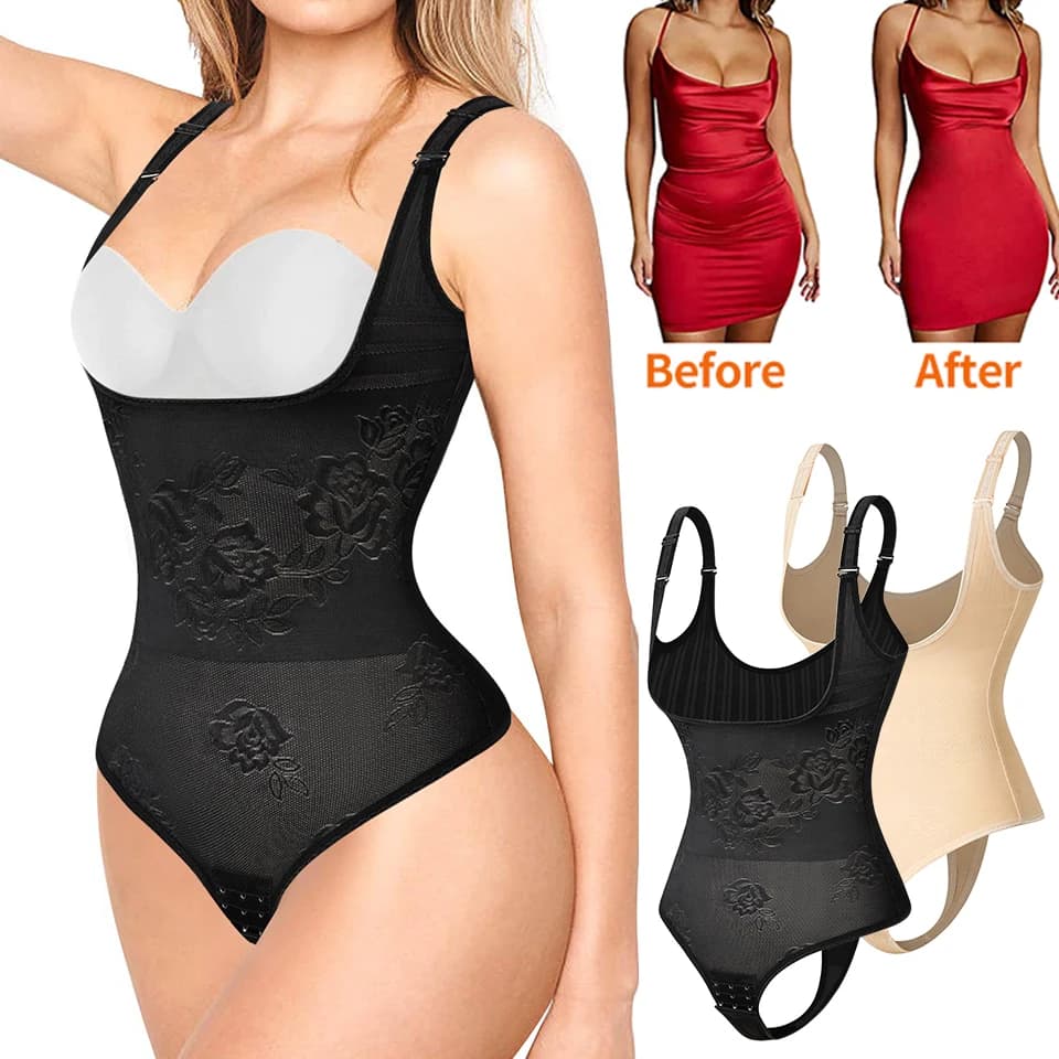 Body Modellante per Donne, Traspirante, Controllo Pancia, Fascia Dimagrante, Perizoma, Shaper Corpo, Fajas Colombianas, Intimo Snellente