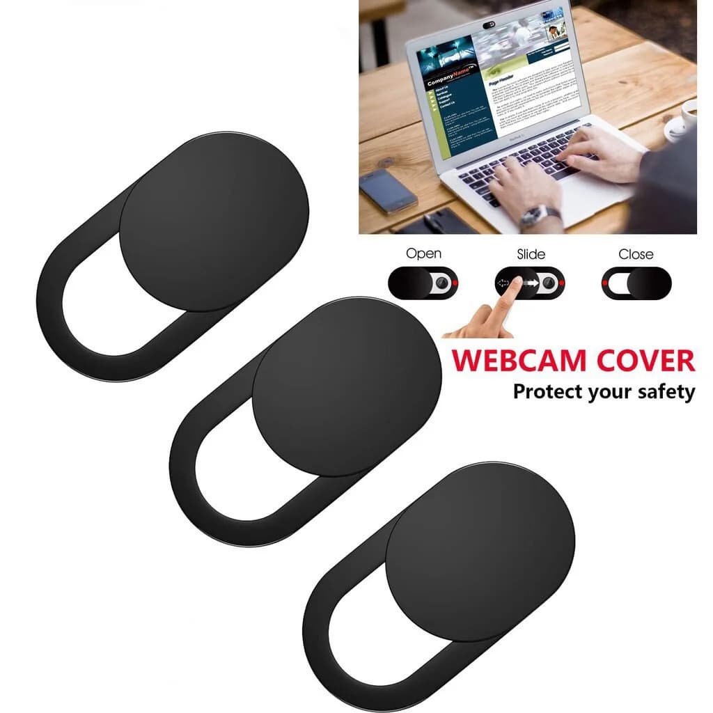 Webcam Cap Cover for Laptop Ultra Slim Anti-Slip Camera Protect Your Adhesive Goals for Privacy for iPad Laptop Tablet Smartphone