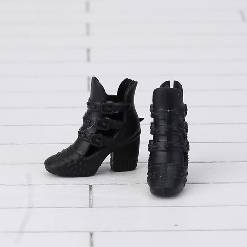 10pcs 1/6 Female Doll High Heel Princess Boots Shoes For 27-30cm Dolls Heels Sandals 1/6 Doll Accessories Baby Toy
